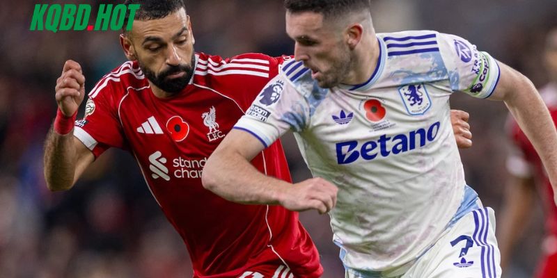 Điểm nhanh phong độ của Aston Villa vs Liverpool