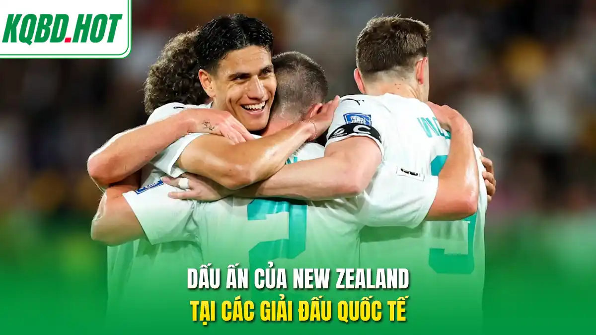 Dấu ấn của New Zealand tại các giải đấu quốc tế
