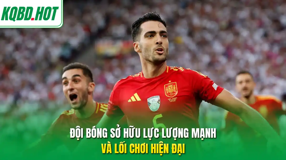 Đội bóng sở hữu lực lượng mạnh và lối chơi hiện đại 